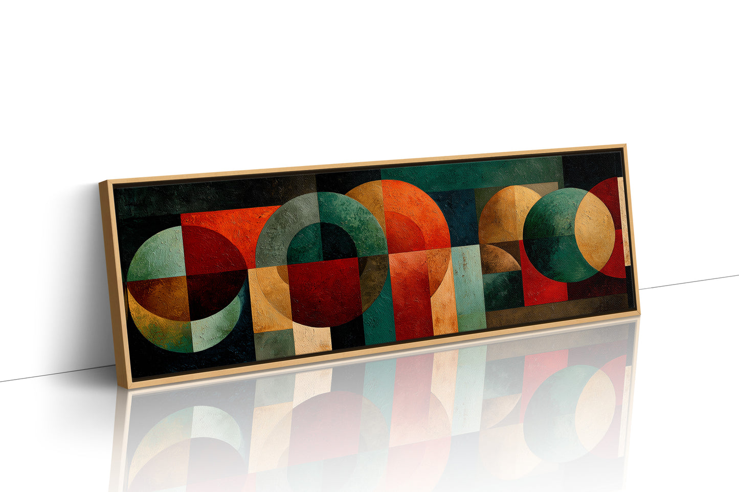 Mid Century Geometry In Earth Tones