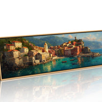 Sunlit Harbor of the Italian Coast