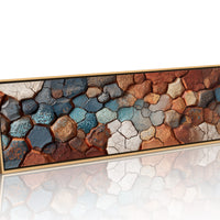 Cracked Earth Mosaic in Desert Tones