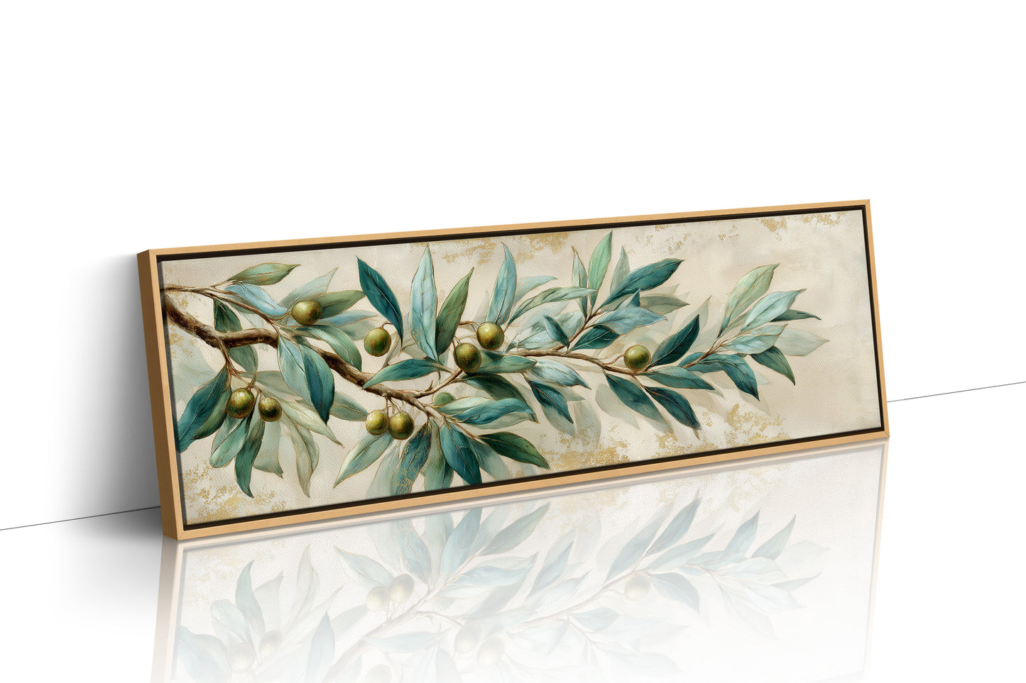 Olive Branch In Soft Mediterranean Light