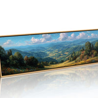 Sunlit Valley Beneath Endless Blue