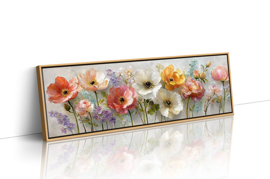 Garden Blooms In Soft Pastel Light