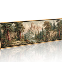 Majestic Mountain Forest Wilderness Landscape