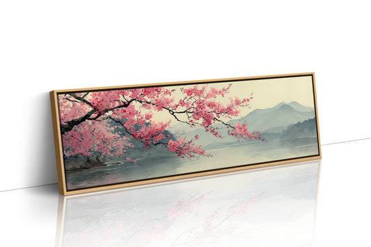 Cherry Blossoms Over Quiet Waters