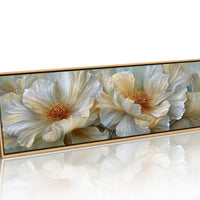 Golden Hearts Of White Blossoms