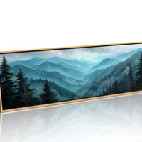 Blue Mountains In Morning Mist