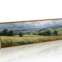 Rolling Fields Beneath A Quiet Sky