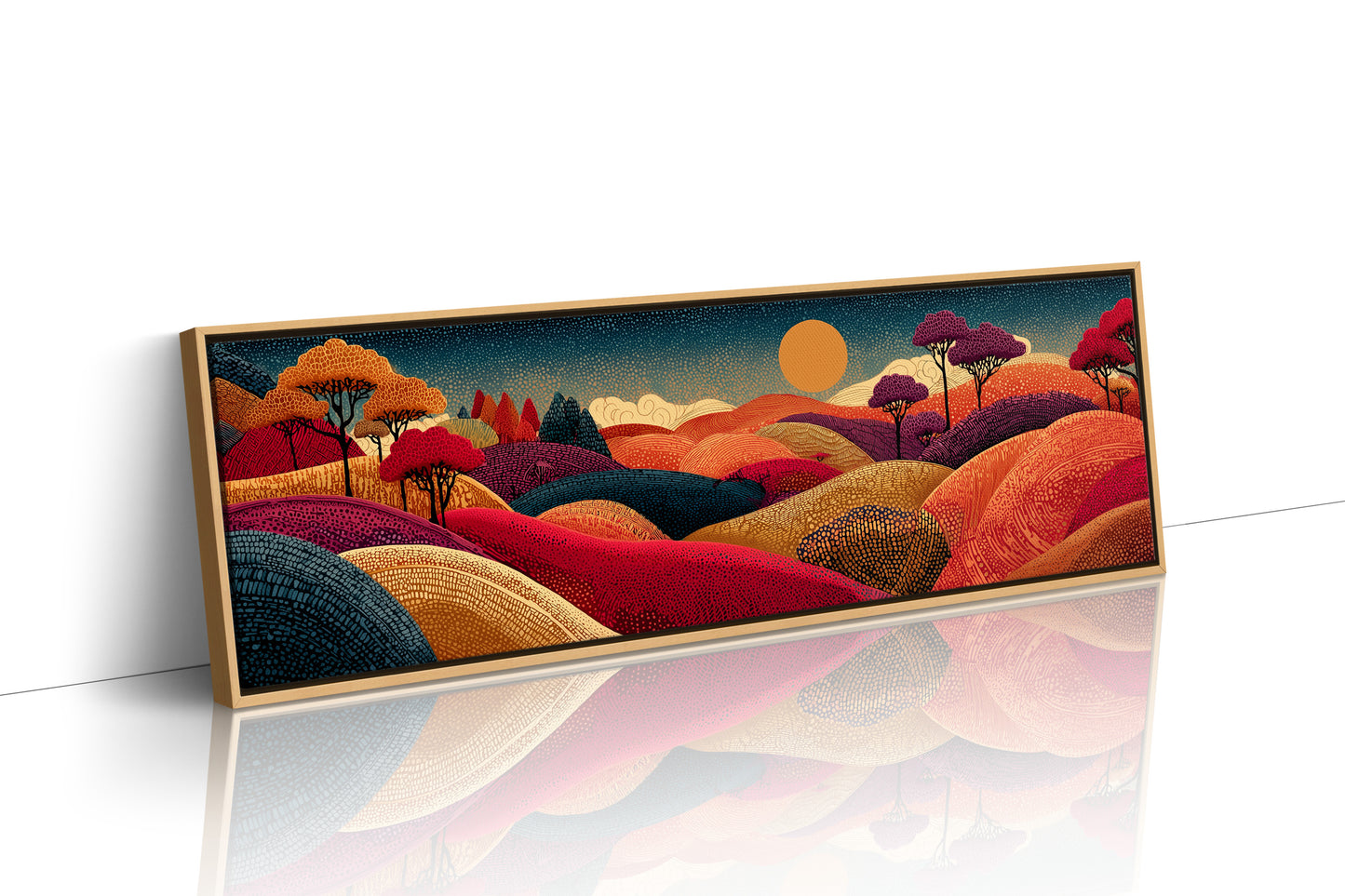 Sunlit Hills of Autumn Dreams