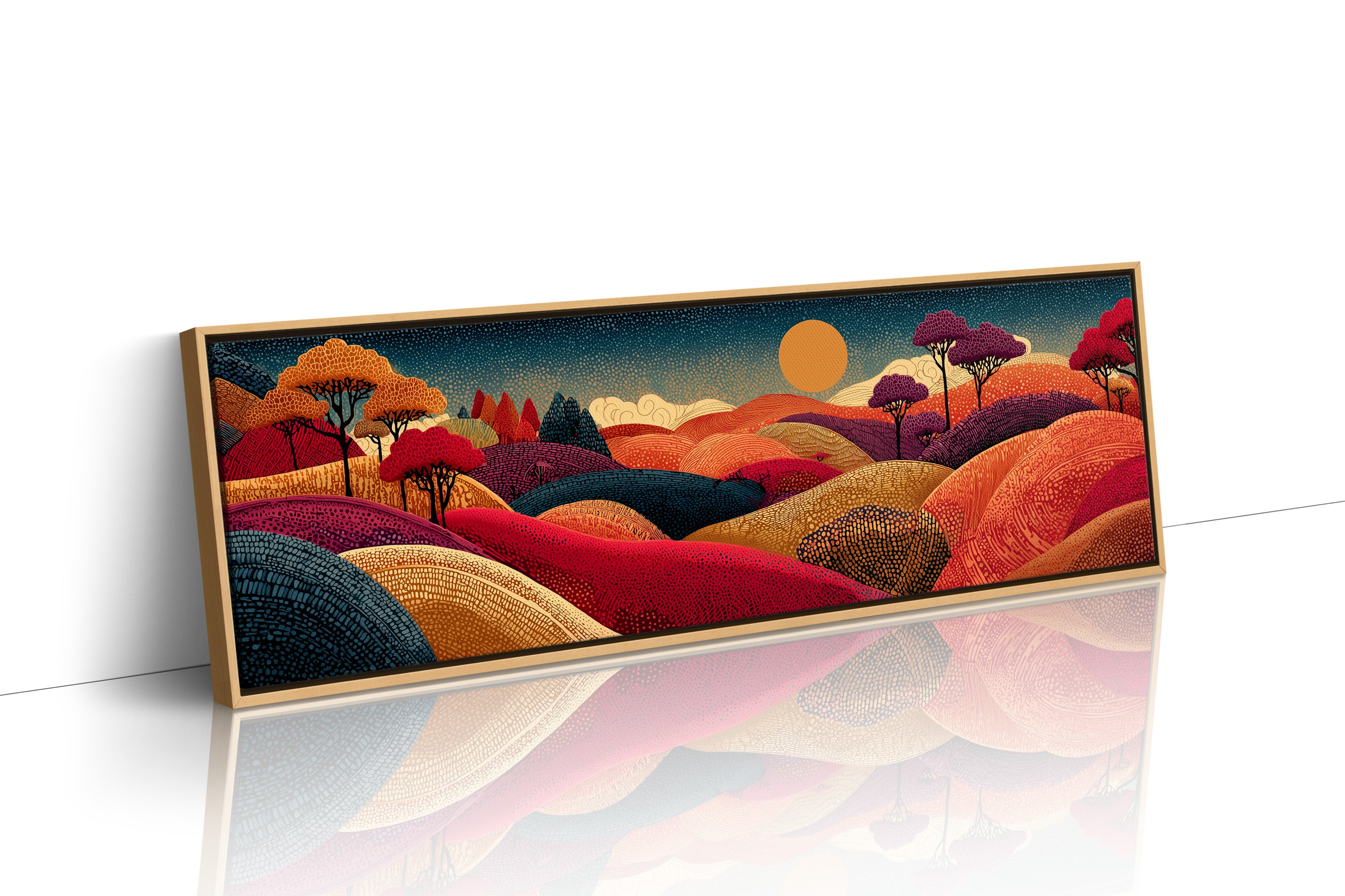 Sunlit Hills of Autumn Dreams