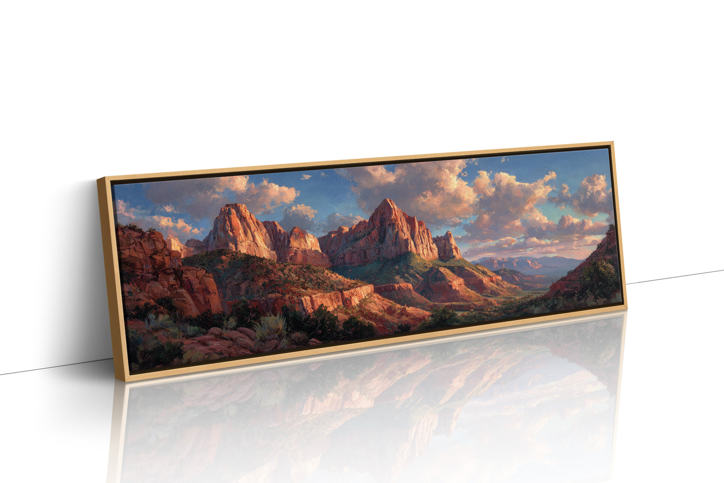 Cathedral Cliffs At Golden Hour