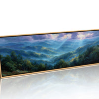 Blue Mountains Beneath Morning Light