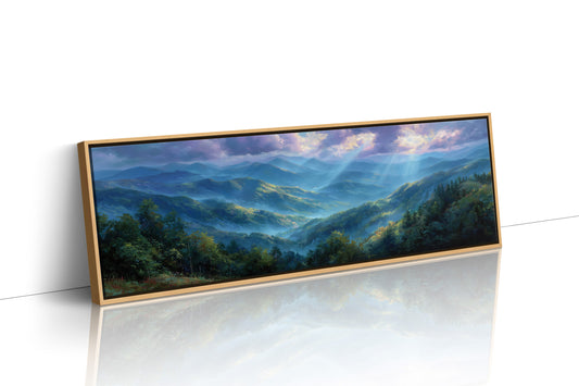 Blue Mountains Beneath Morning Light