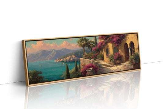 Terrace Overlooking The Blue Coast