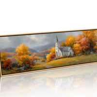 Autumn Light On The Hilltop Chapel