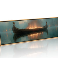 Viking Farewell On The Burning Sea