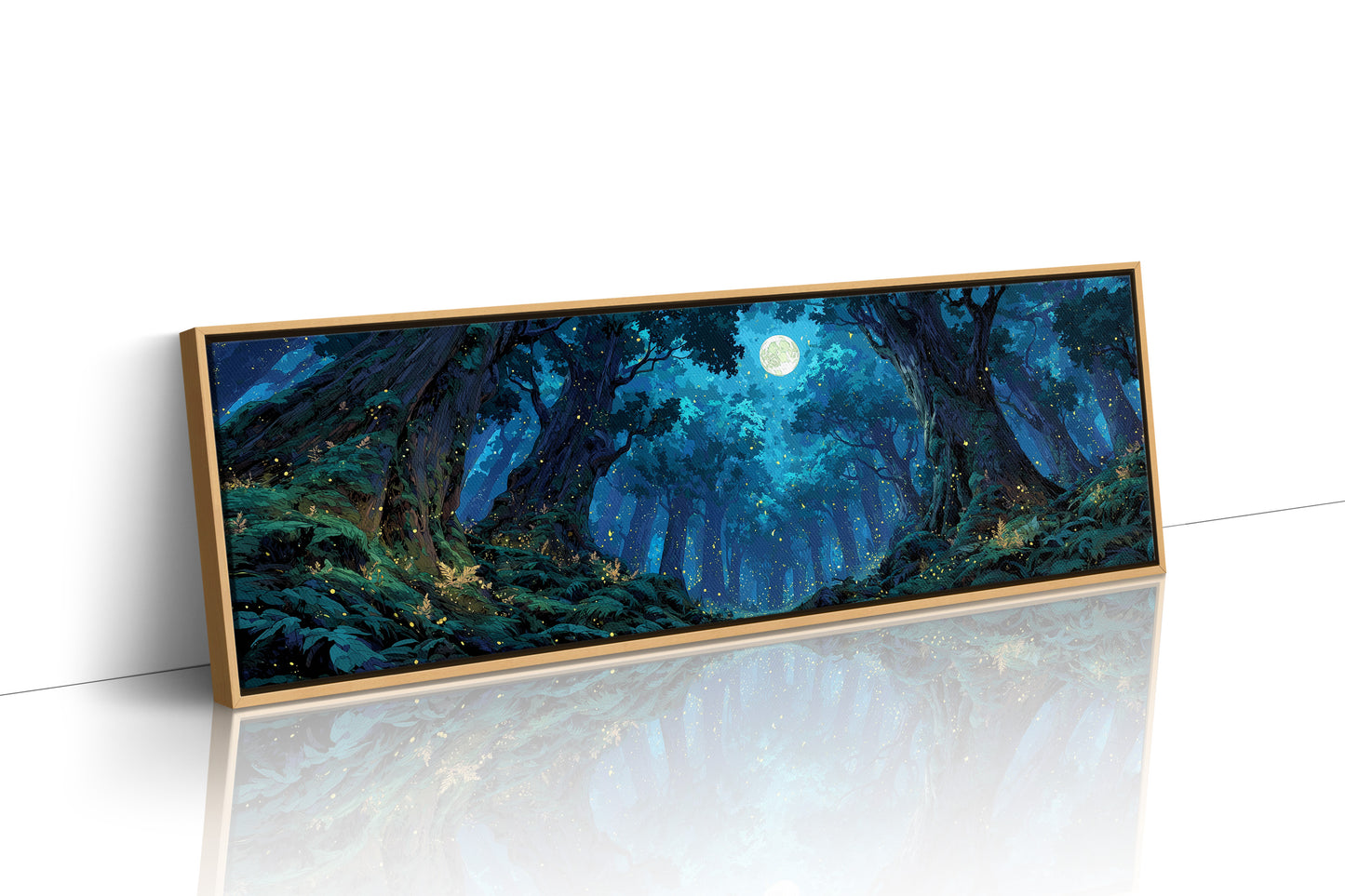 Moonlit Enchanted Forest Path