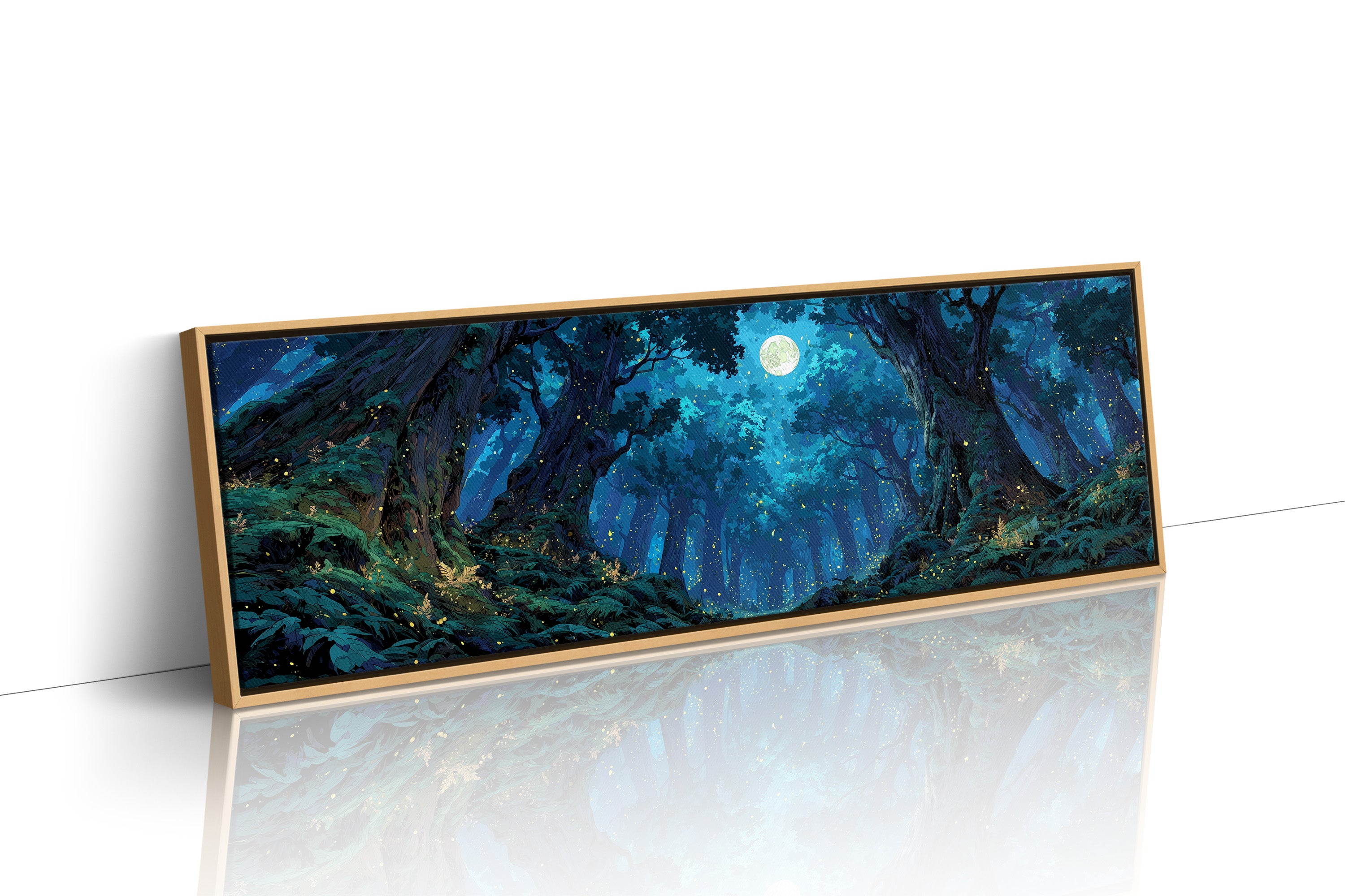 Moonlit Enchanted Forest Path