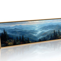 Misty Blue Mountain Valley