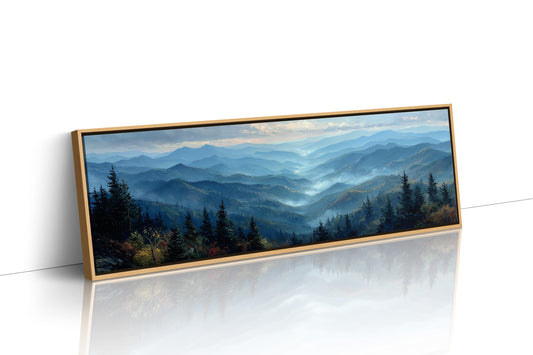 Misty Blue Mountain Valley