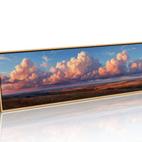 Sunlit Prairie Cloudscape