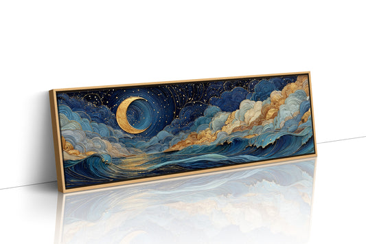 Celestial Moonlit Waves