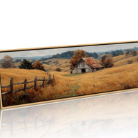 Autumn Hillside Barn
