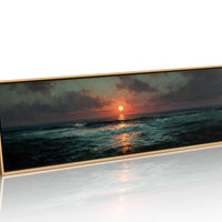 Crimson Ocean Sunset