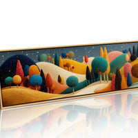 Whimsical Starlit Hills