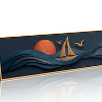 Sails Through Copper Sunset