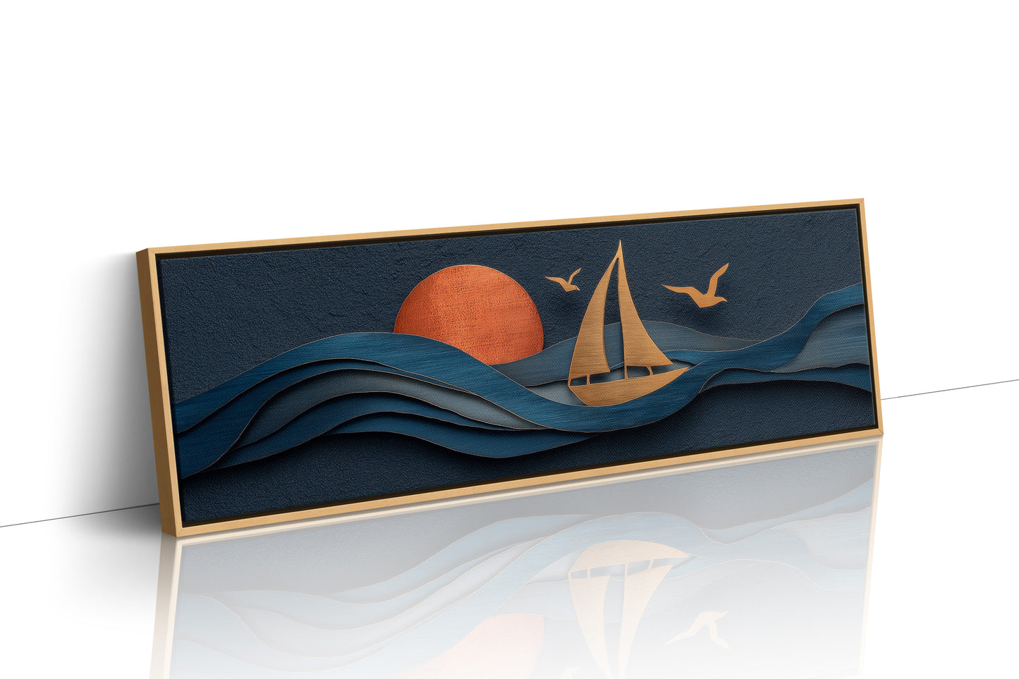 Sails Through Copper Sunset