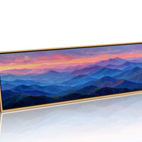 Pastel Mountains Drift at Dusk