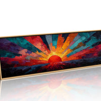 Sunburst in Painted Fire