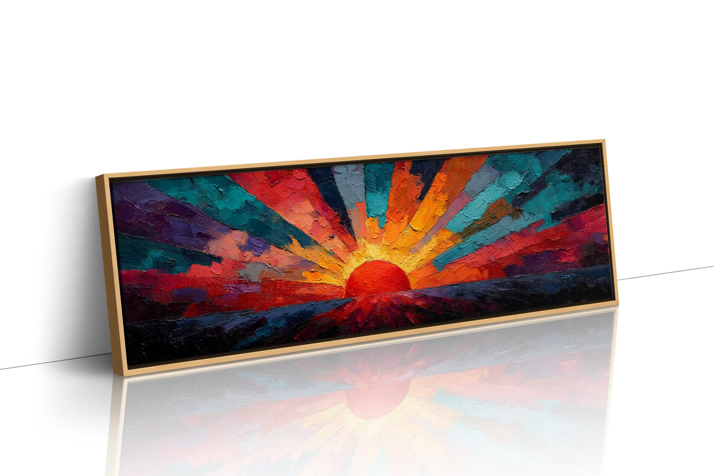 Sunburst in Painted Fire