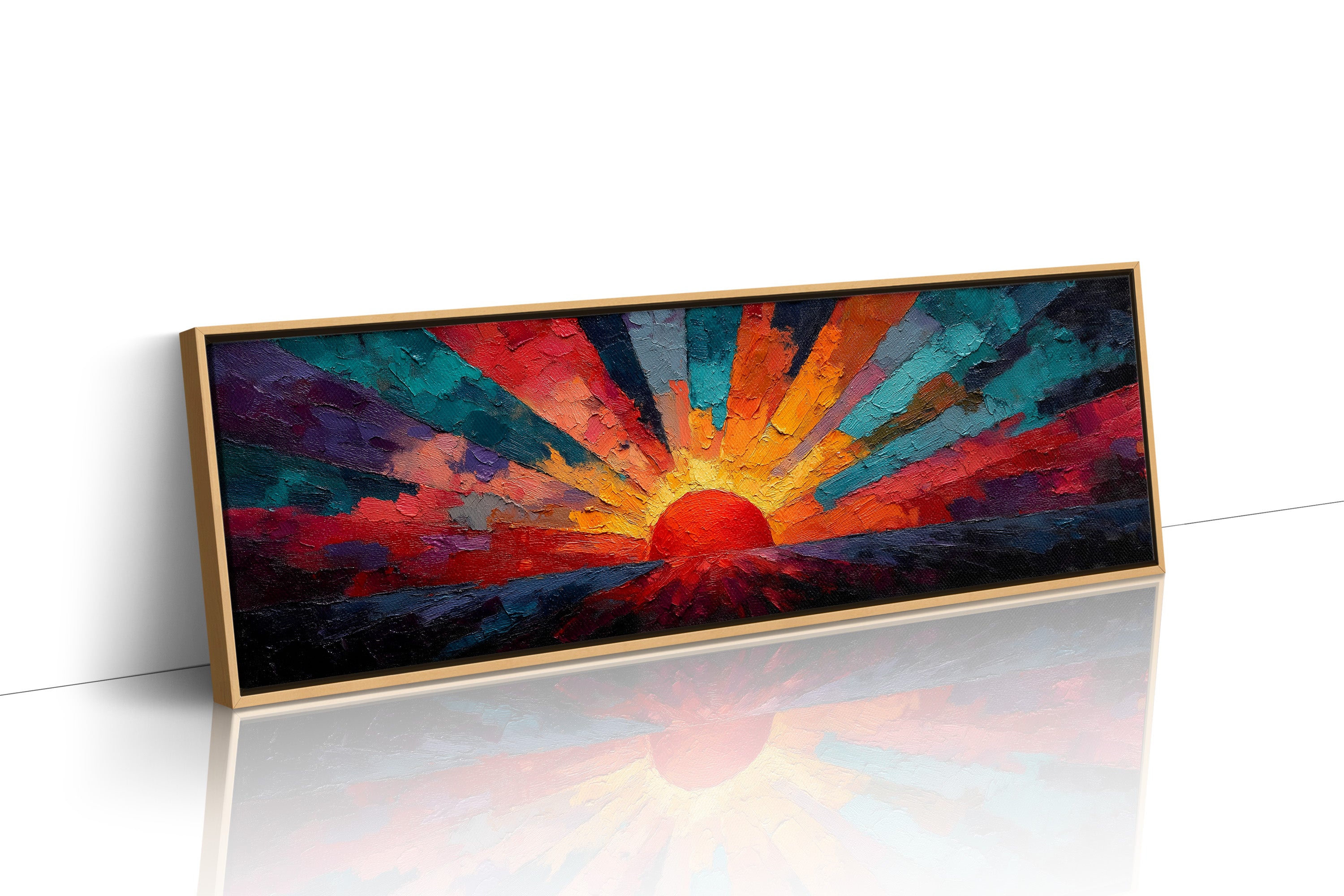 Sunburst in Painted Fire