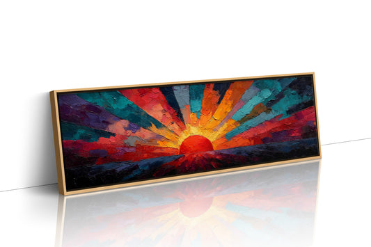 Sunburst in Painted Fire