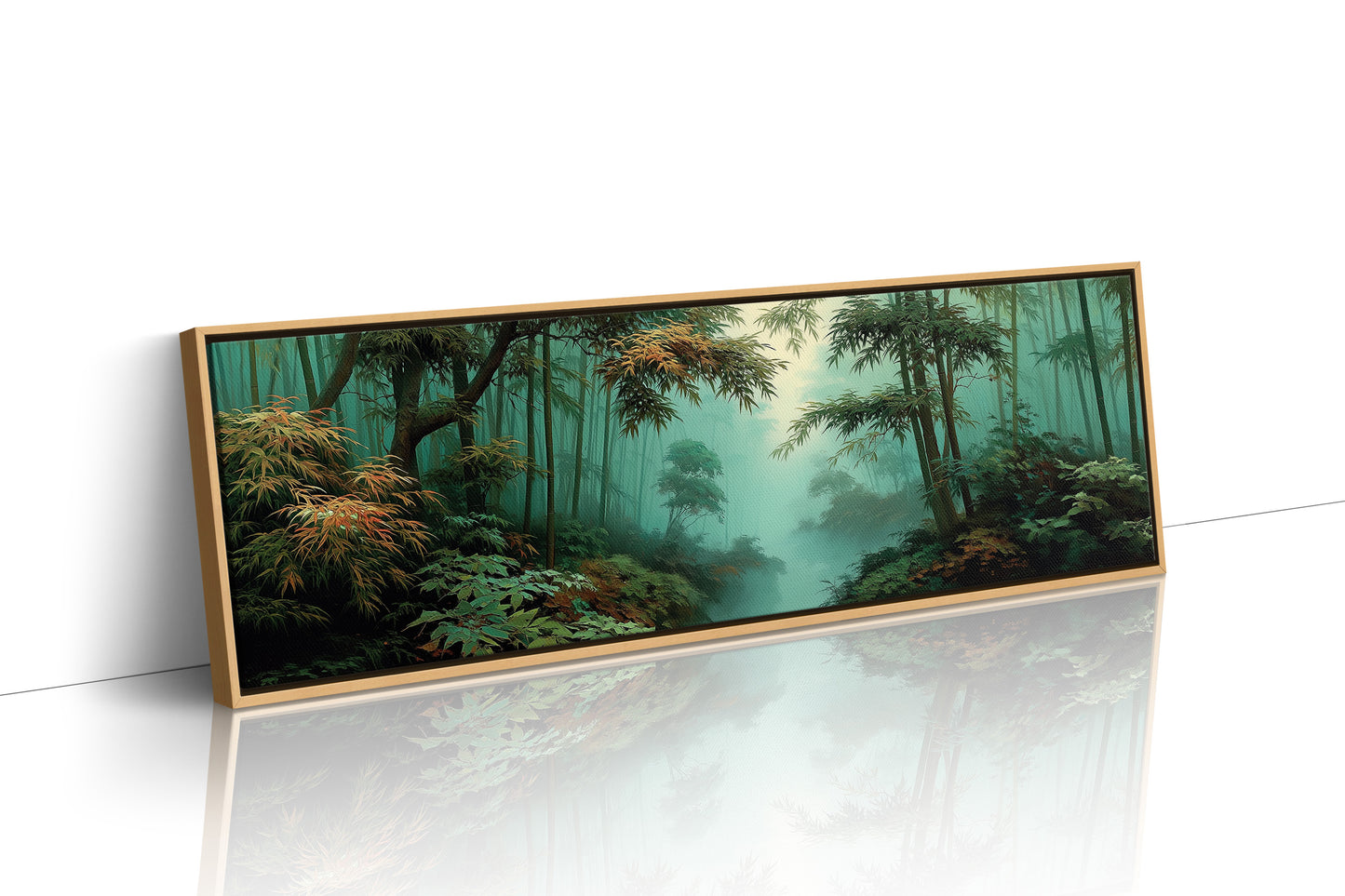 Mist Drifting Through the Bamboo Grove