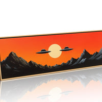 Visitors in the Red Sky