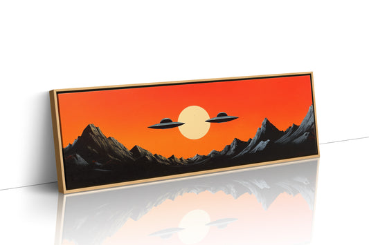Visitors in the Red Sky