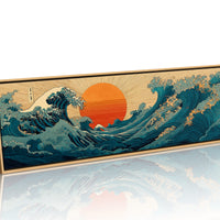 Waves Rise To Meet the Sun