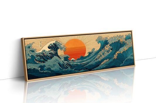 Waves Rise To Meet the Sun