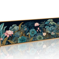 Lotus Garden Under Midnight Blue