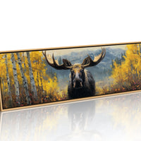 Moose Among the Golden Aspens