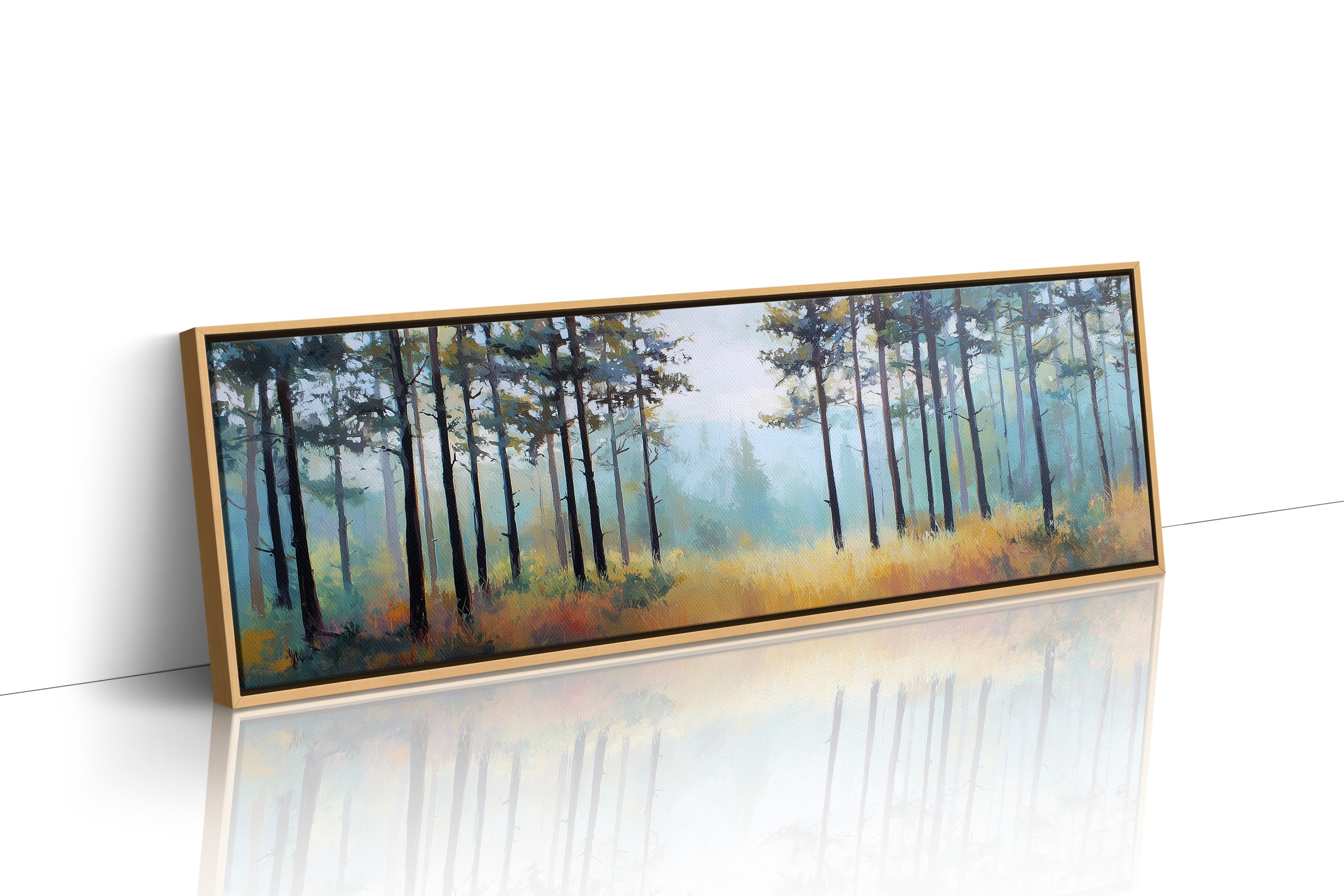 Morning Haze Through the Pines