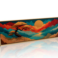 Golden Sun Over Painted Valleys