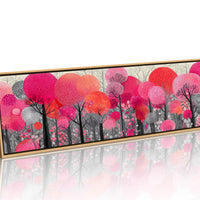 Blossoms in a Crimson Forest