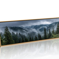 Mist Rolling Through the Evergreen Hills