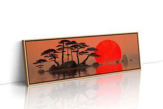 Red Sun Over Silent Pines