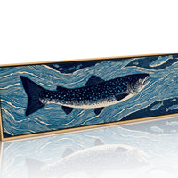 River Drift Beneath Blue Currents