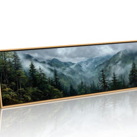 Mist Rising Through Evergreen Valleys