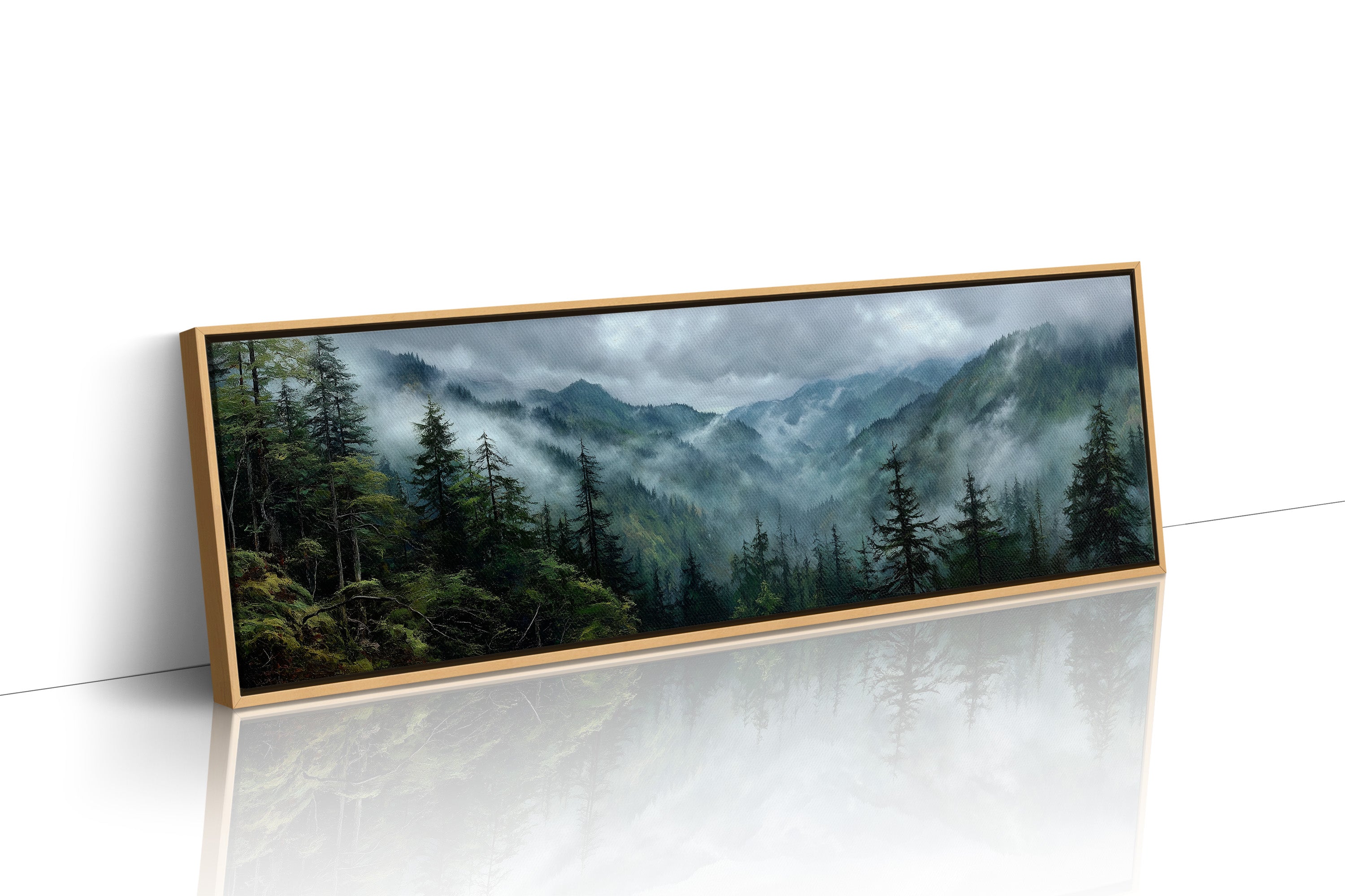 Mist Rising Through Evergreen Valleys